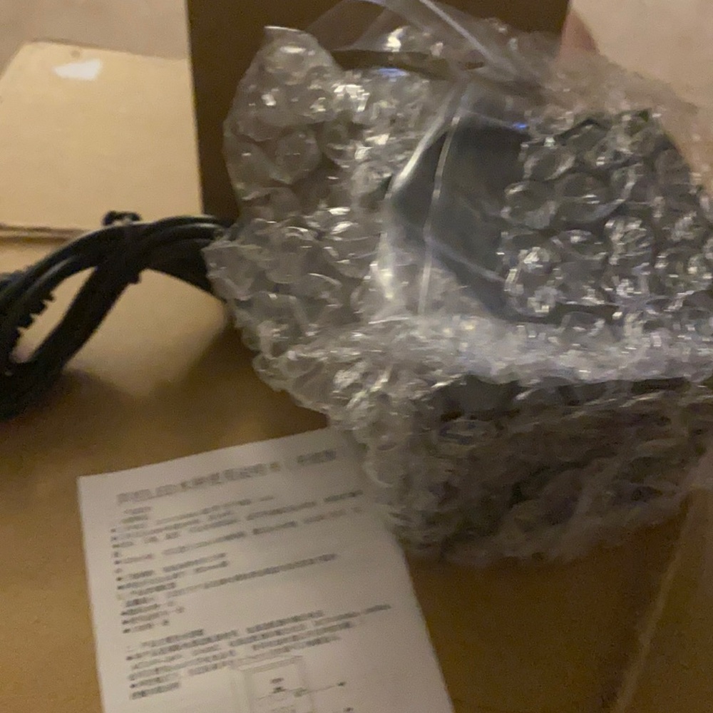 Cube wooden style clock minimalistic